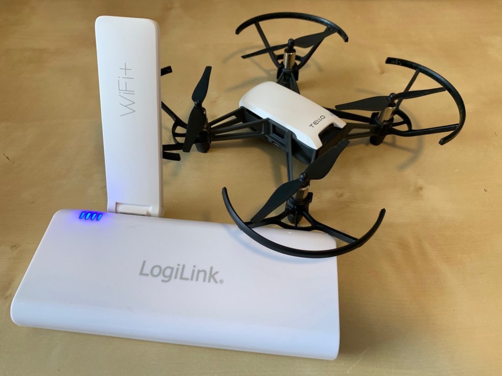 DJI Tello WiFi Extender and A Powerbank