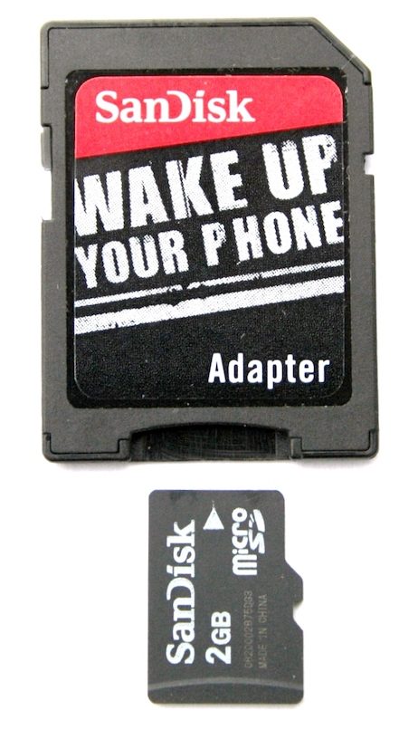 microSD-Karte mit Adapter