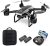 DEERC Drone with Camera for Adults 2K Ultra HD FPV Live Video 120° Wide Angle, Altitude Hold, Headless Mode, Gesture Selfie, Waypoints Functions RC…