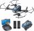 Drones with Camera for Adults/Kids/Beginners 1080P HD APP/Voice Control Camera Drone Easy to Control One-key Returning Altitude Hold 3D Flip 3…