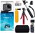 GoPro Hero 7 Silver Bundle with Handheld Monopod, 12″ Flexi-Tripod, Float Handle, GoPro Case, Memory Card Reader, Tripod Adapter, and Sandisk 16GB…