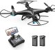 Holy Stone HS110D FPV RC Drone with 1080P HD Camera Live Video 120°Wide-Angle WiFi Quadcopter with Gravity Sensor, Voice Control, Gesture Control,…