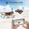 SANROCK U61W Drones with Camera for Kids Adult Beginner 720P HD & 2 Batteries, Mini Drone Toy Gift for Boy Girl WiFi FPV RC Quadcopter, Waypoints…