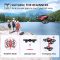 SANROCK U61W Drones with Camera for Kids Adult Beginner 720P HD & 2 Batteries, Mini Drone Toy Gift for Boy Girl WiFi FPV RC Quadcopter, Waypoints…