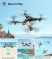 Syma Drone with 1080P FPV Camera,Optical Flow Positioning,Tap Fly,Altitude Hold,Headless Mode,3D Flips,2 Batteries 40mins Flying UFO Remote Control…
